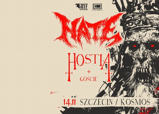 Bilety na  Koncert Hate / Hostia klub Kosmos Szczecin