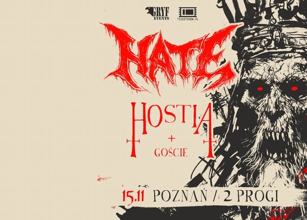 Bilety na  Koncert Hate / Hostia klub 2 Progi Poznań